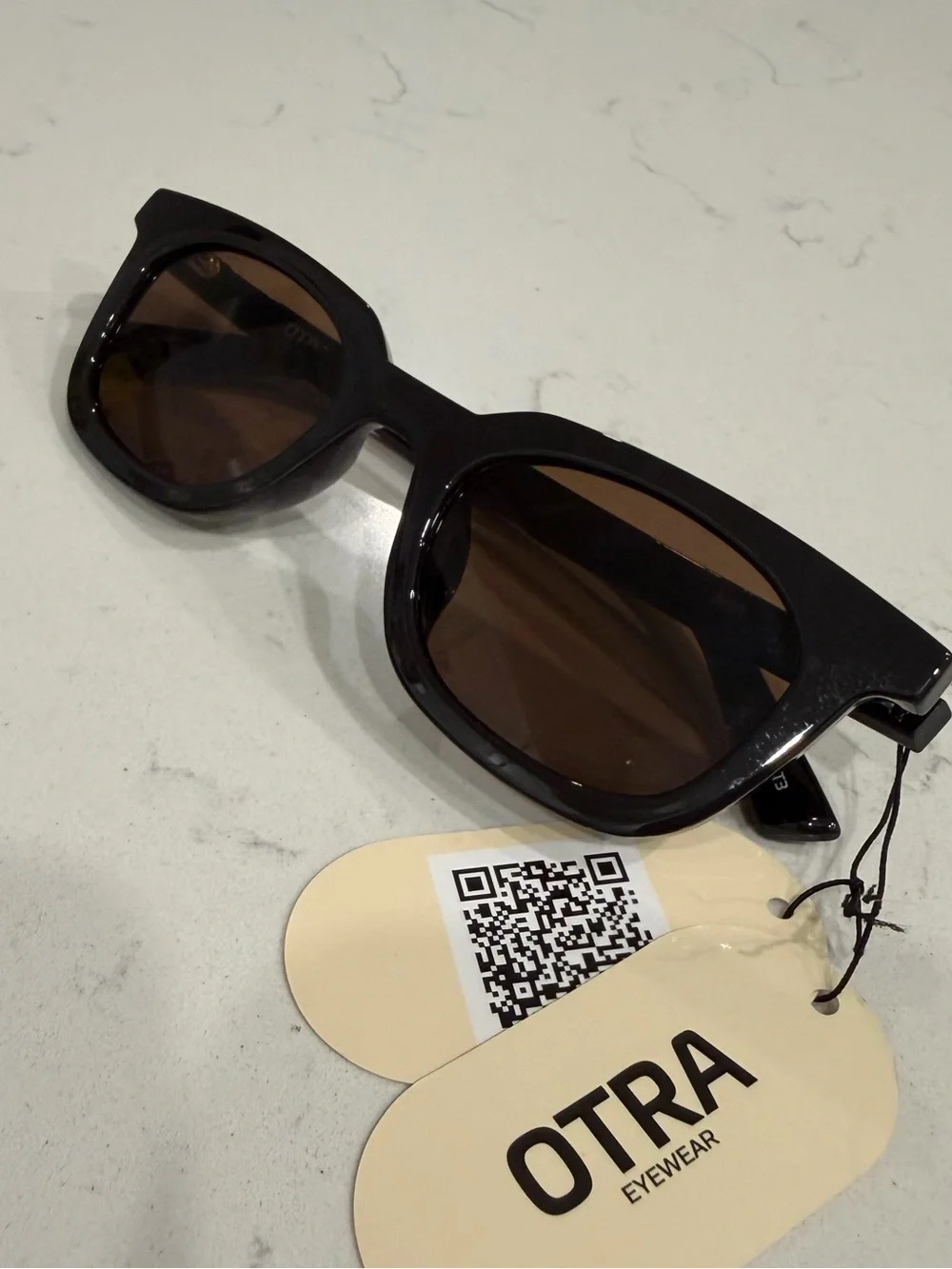 OTRA Women’s Blackish Brown Sunglasses with Brown Lenses
